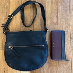 Roots purse and wallet